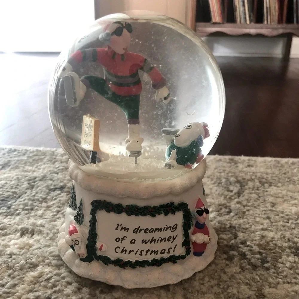 J. Wagner Maxine singing and skating snow globe